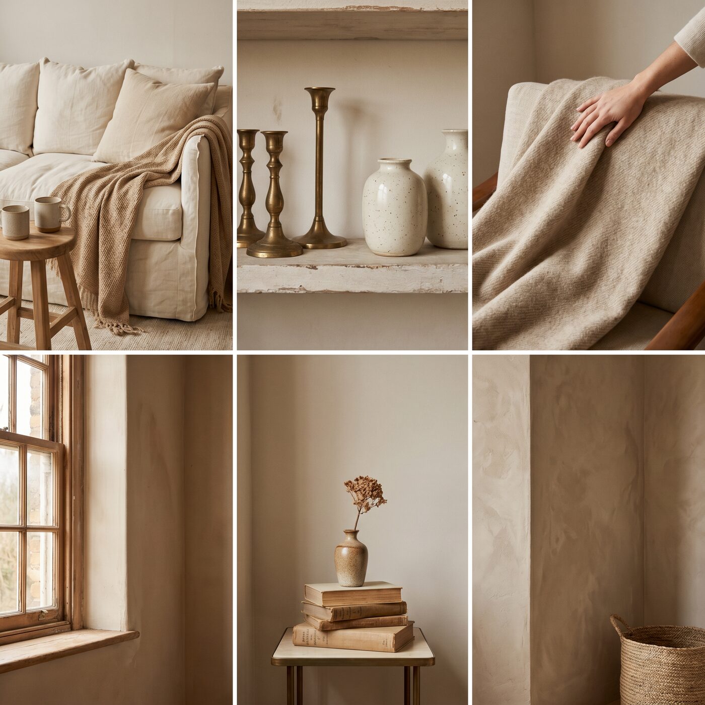 A cohesive social grid of the artist's posts