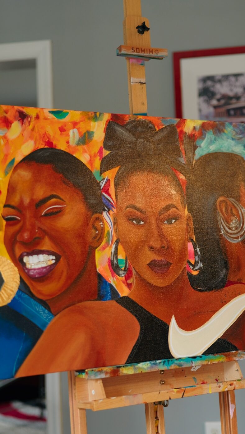A finished artwork by Black N Artsy